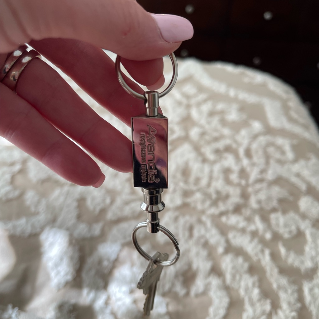 Key Ring With Detachable Ring